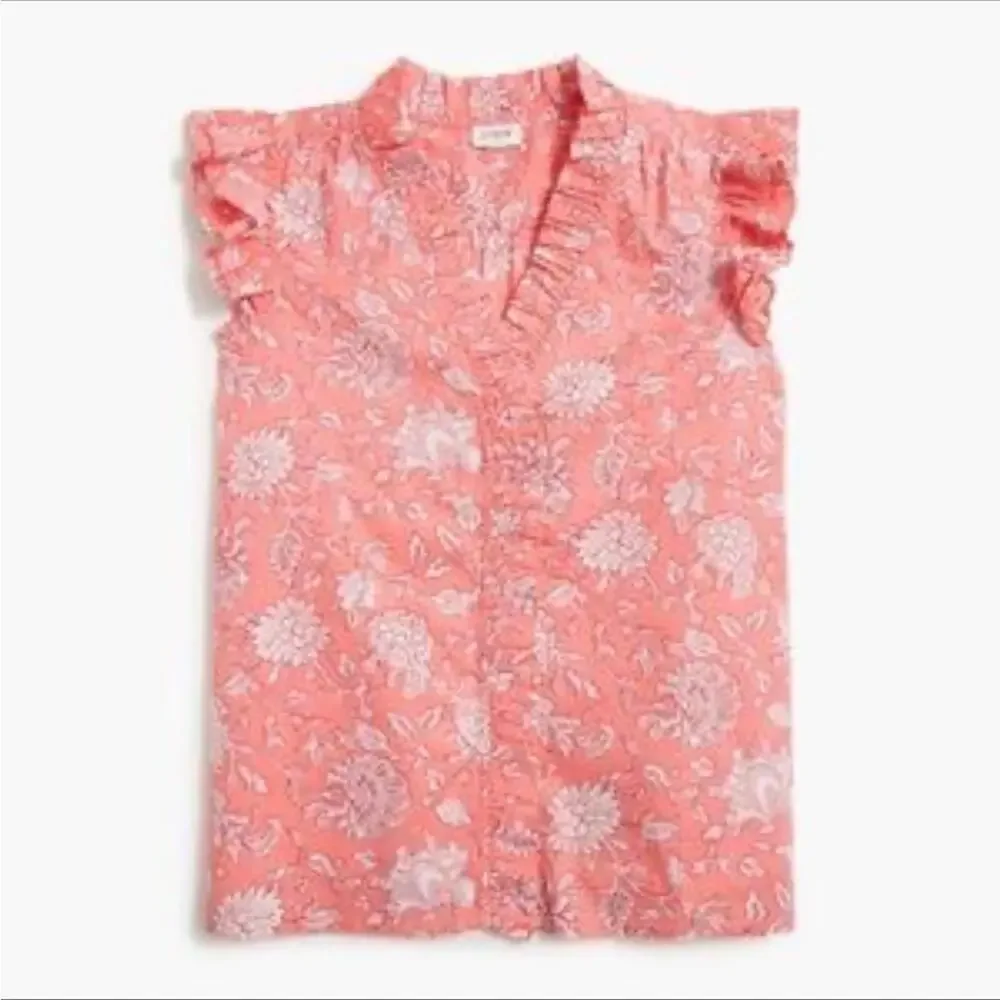 J. Crew Ruffled Top